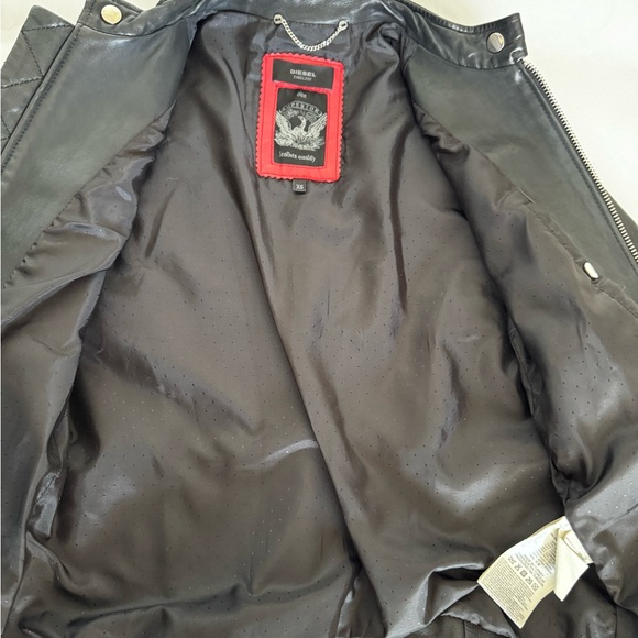 DIESEL L-ROSHI Leather jacket - Picture 9 of 15